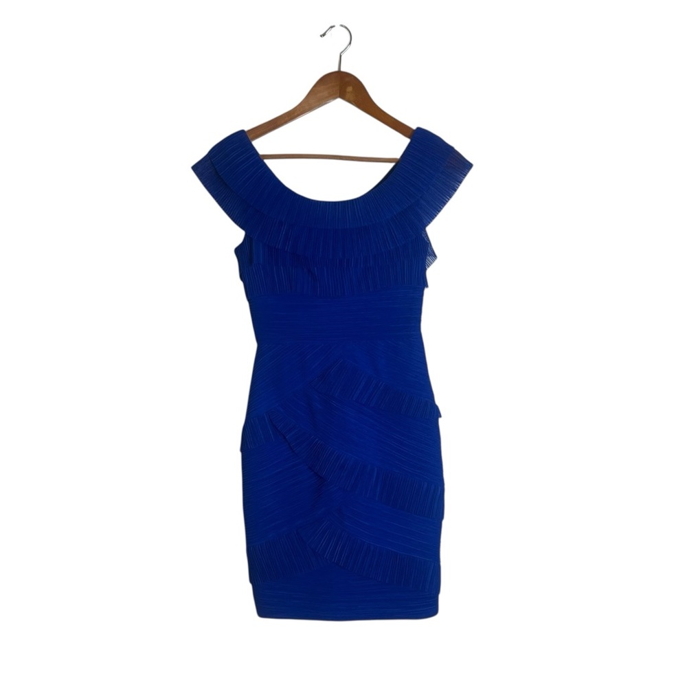 BCBGMAXARZIA blue‎ sapphire mini dress. Size 2